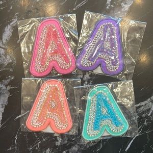 Stoney Clover jeweled A patches